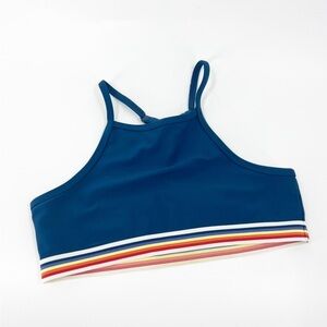 ✅ Zella Girl Pop Trim SWIM‎ TOP SIZE 14